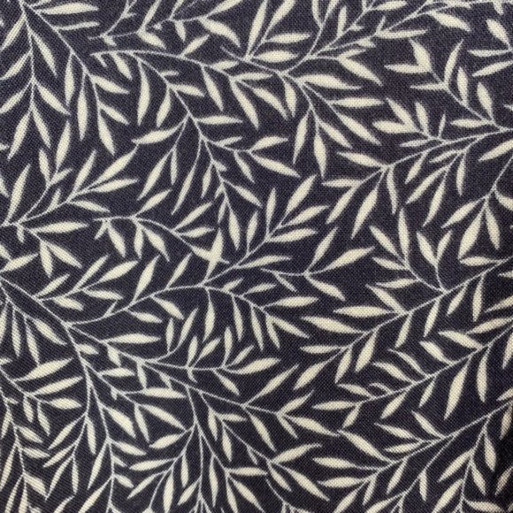 Rare H&M x William Morris & Co 4 Floral Print Tunic Blouse Navy White - Picture 8 of 14